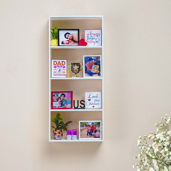 Photo Personalized Handmade Dad Theme Miniature Shelf MDF Wood Decorative Plaque