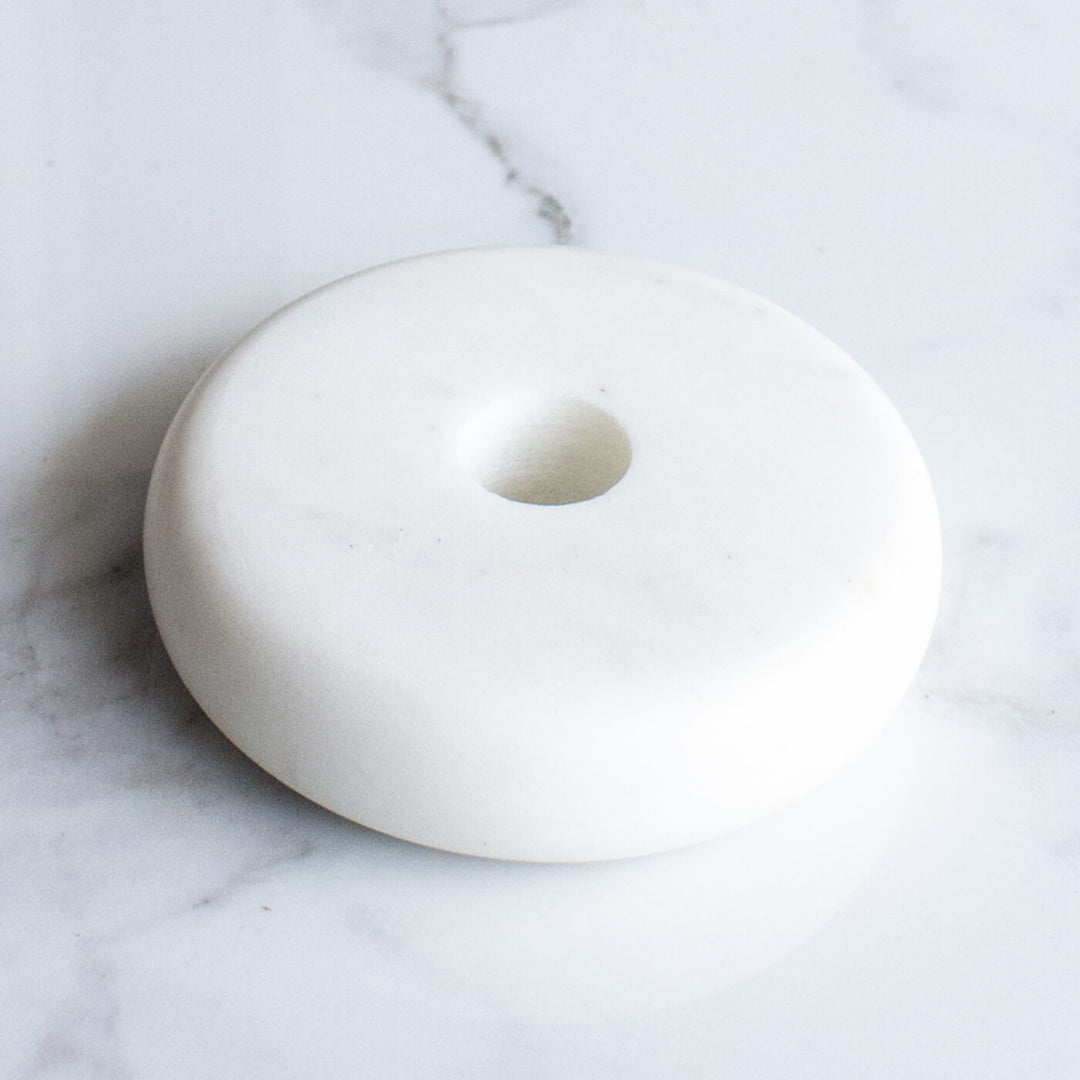 Indian Marble Round Pen Holder