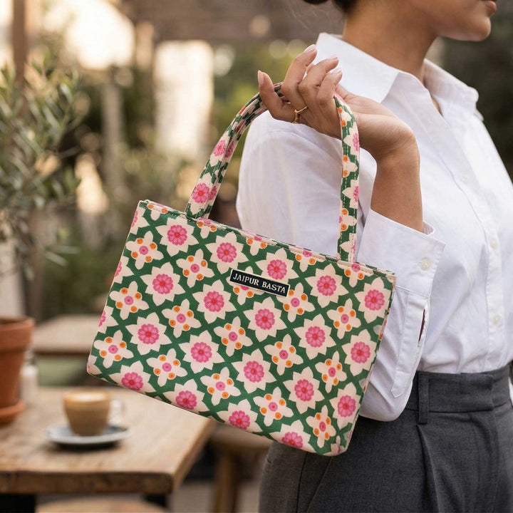 Bageechi Hand Block Printed Selena Mini Bag