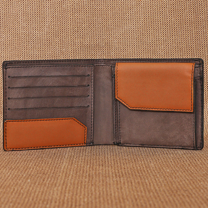Personalized Purple Shay Leather Wallet
