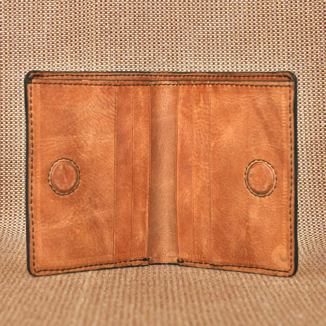 Personalized Brown Alex Leather Wallet