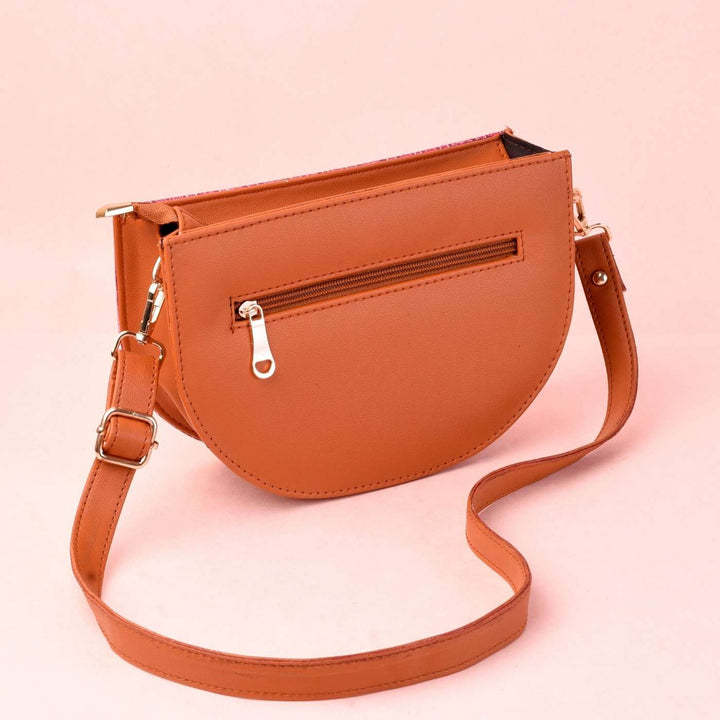 Handcrafted Vegan Leather Sling Bag