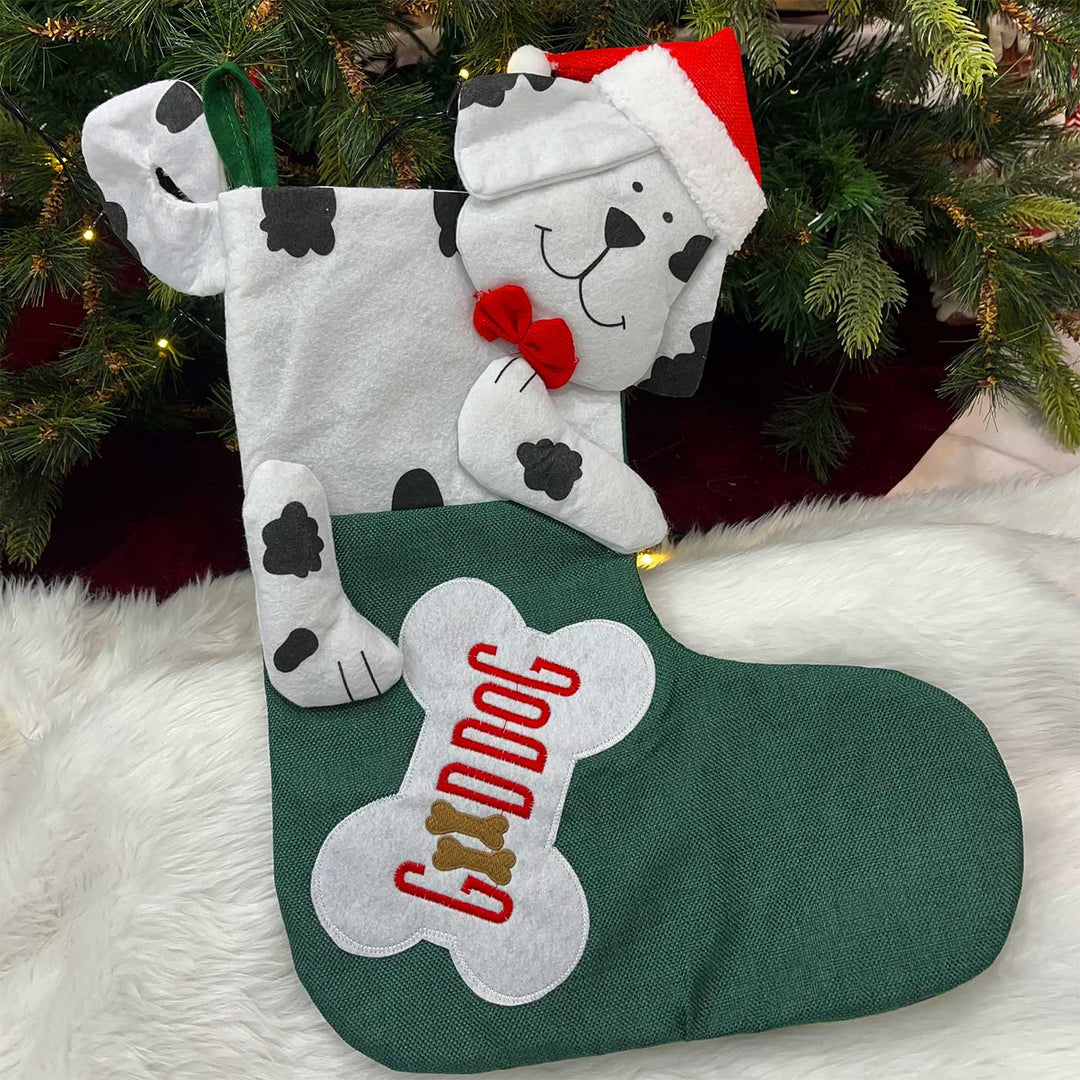 Personalized Pet Felt & Velvet Stockings For Christmas Decoration