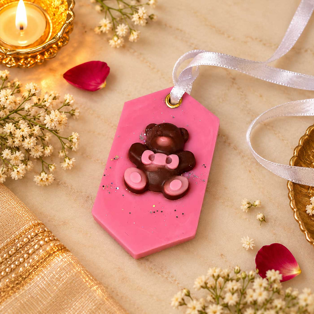 Handmade Little Blessing Mulberry Vanilla Soy Wax & Beeswax Fragrance Bar For Baby Shower Gifting