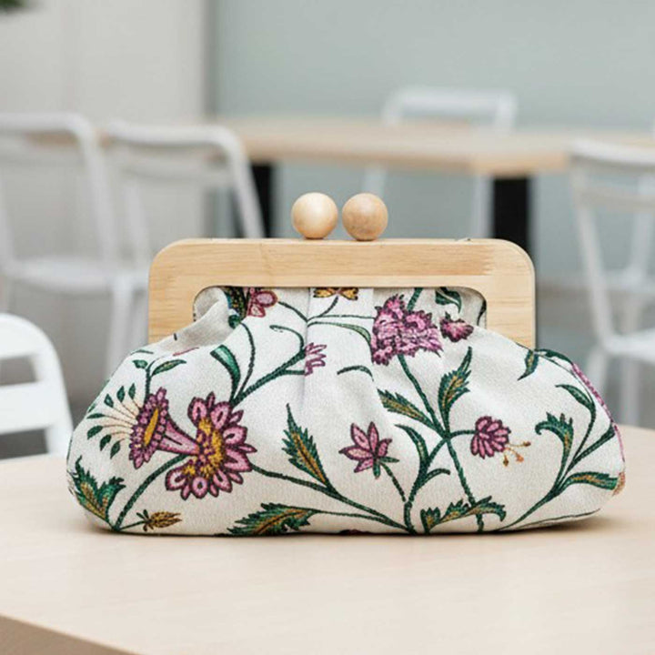 Bagh Jacquard Dome Clutch