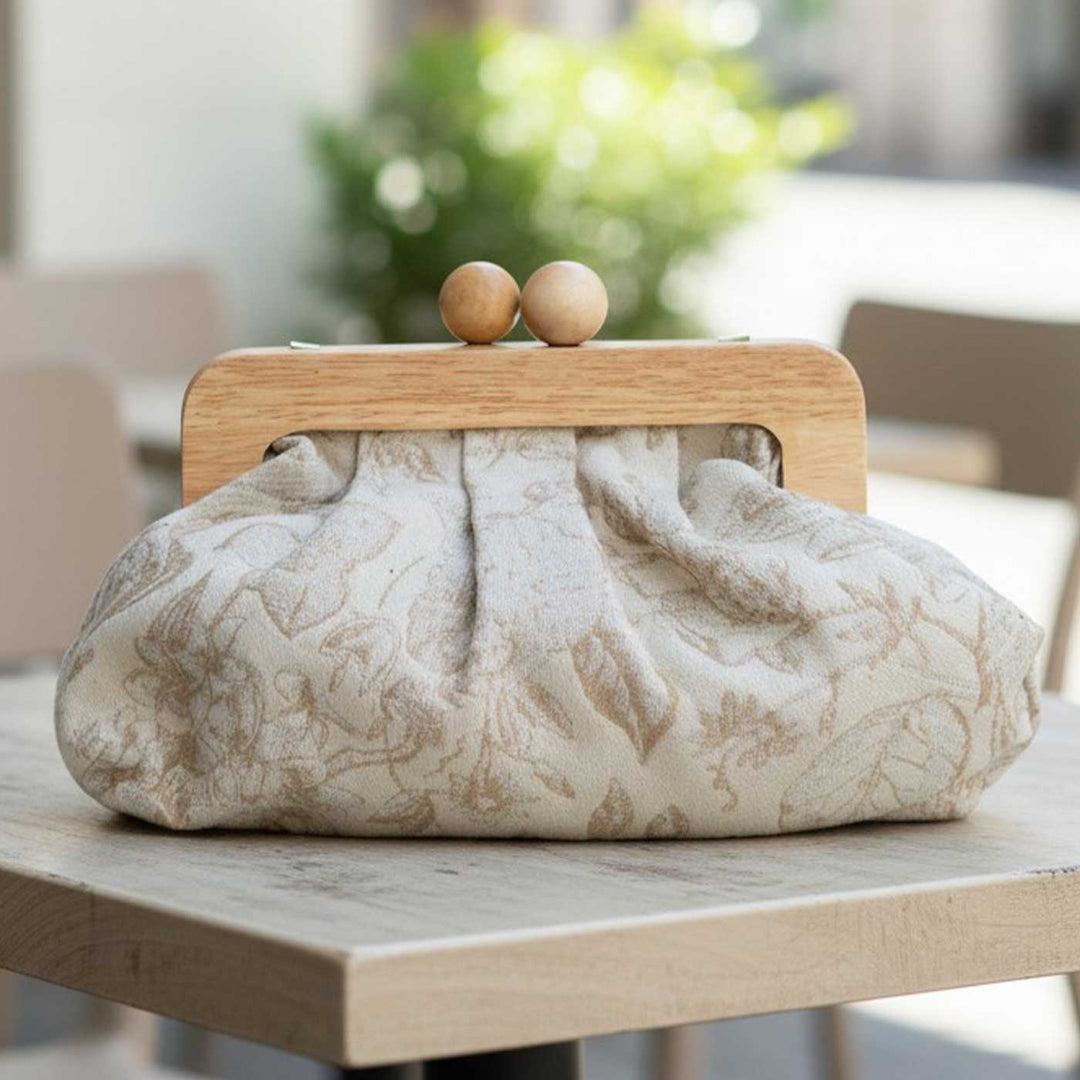 Mishri Jacquard Dome Clutch