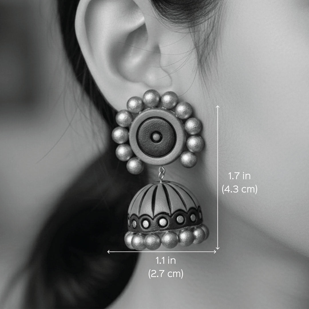 Handmade Naina Terracotta Earrings