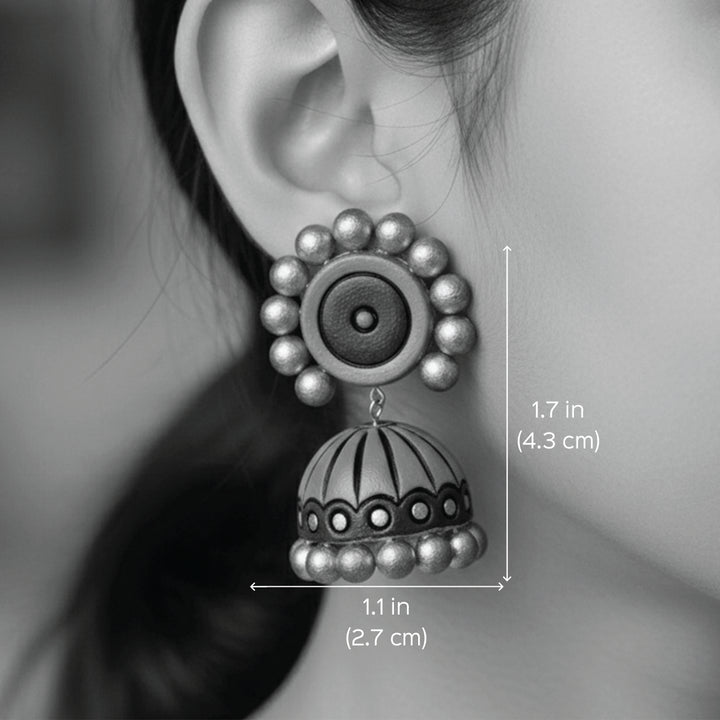 Handmade Naina Terracotta Earrings