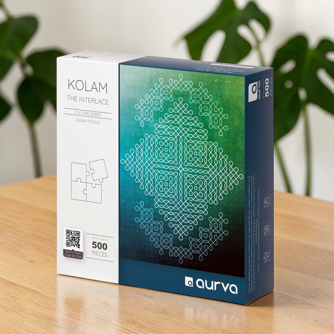 Kolam | The Interlace Art & Architecture Puzzle | 500 Pieces