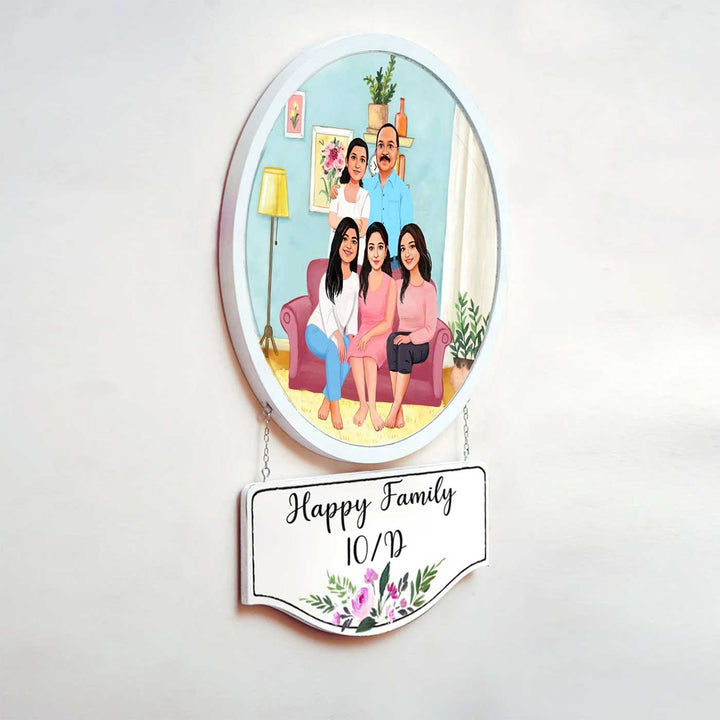 Photo Caricature Hanging Nameplate