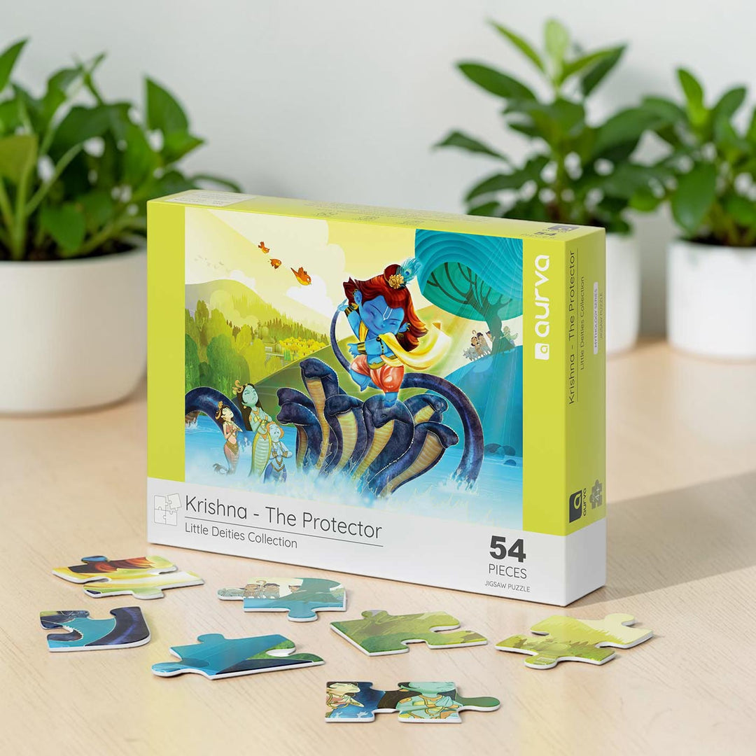 Krishna | The Protector Mythology Puzzle | 54 Pieces