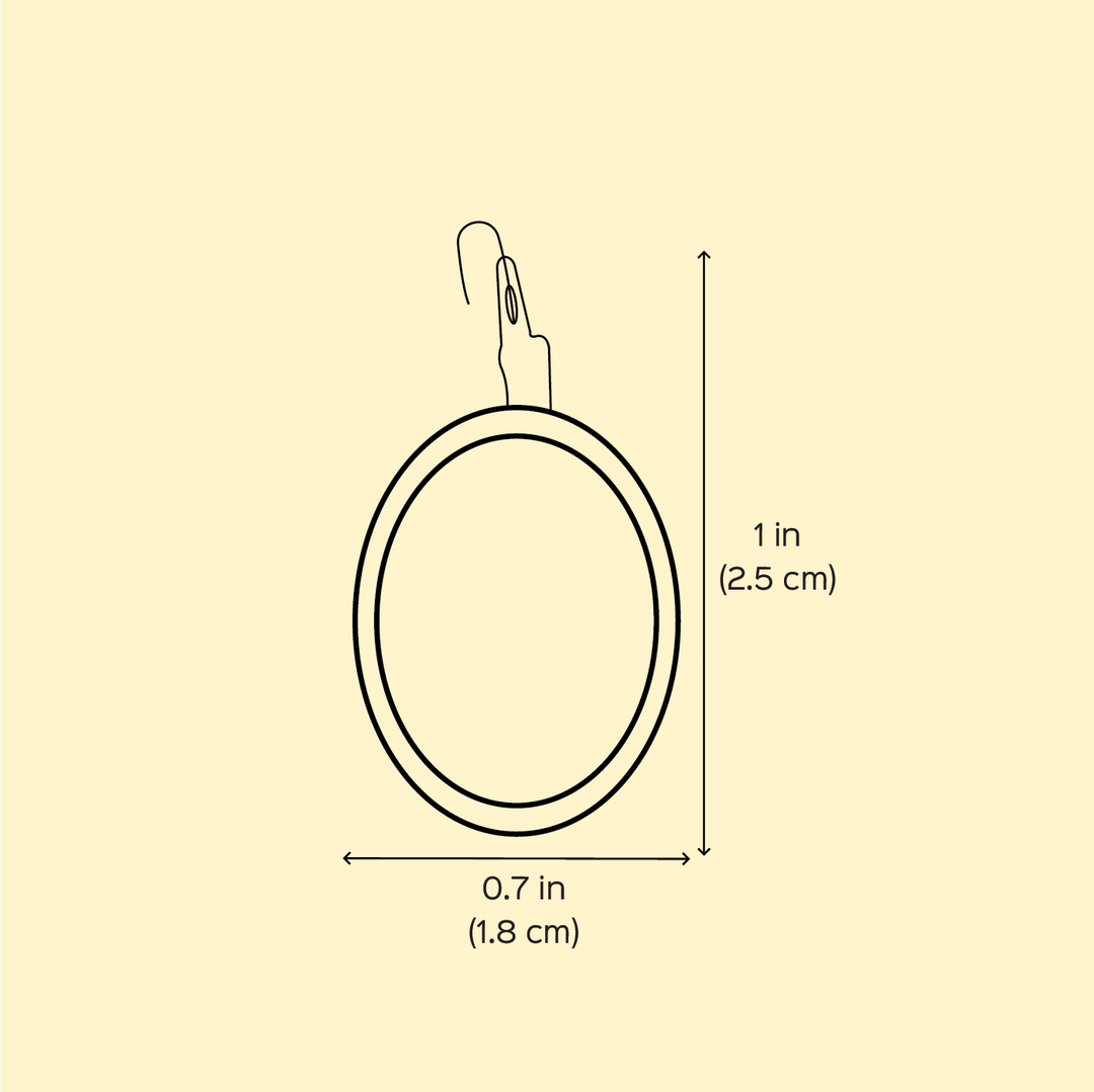 Hand Embroidered Rosette Blooms Golden Tone Earrings