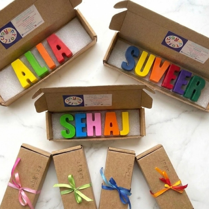 Personalized Name Non-Toxic Wax Crayons for Kids