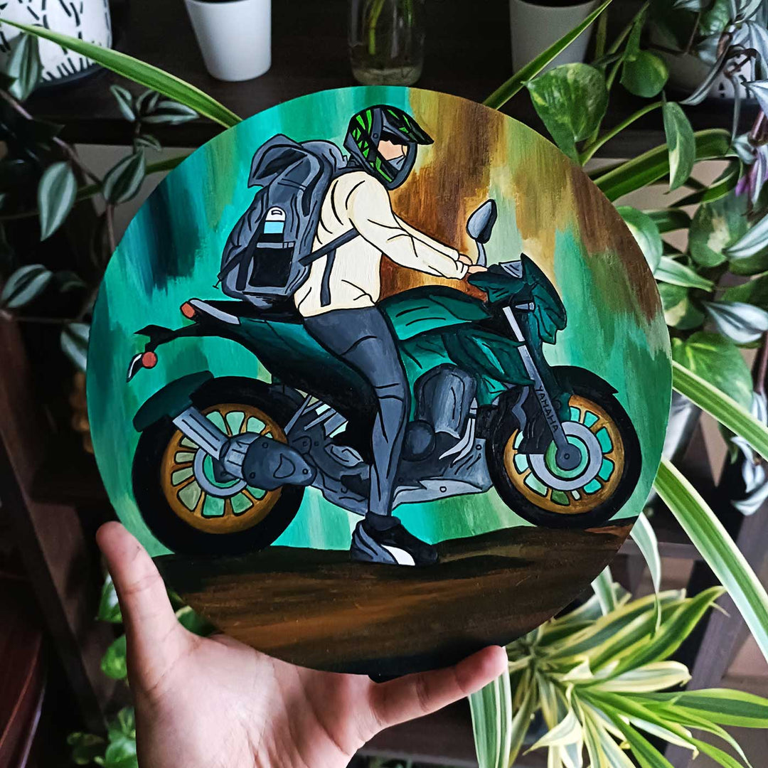 Photo Personalized Hand-Painted MDF Wood Portrait