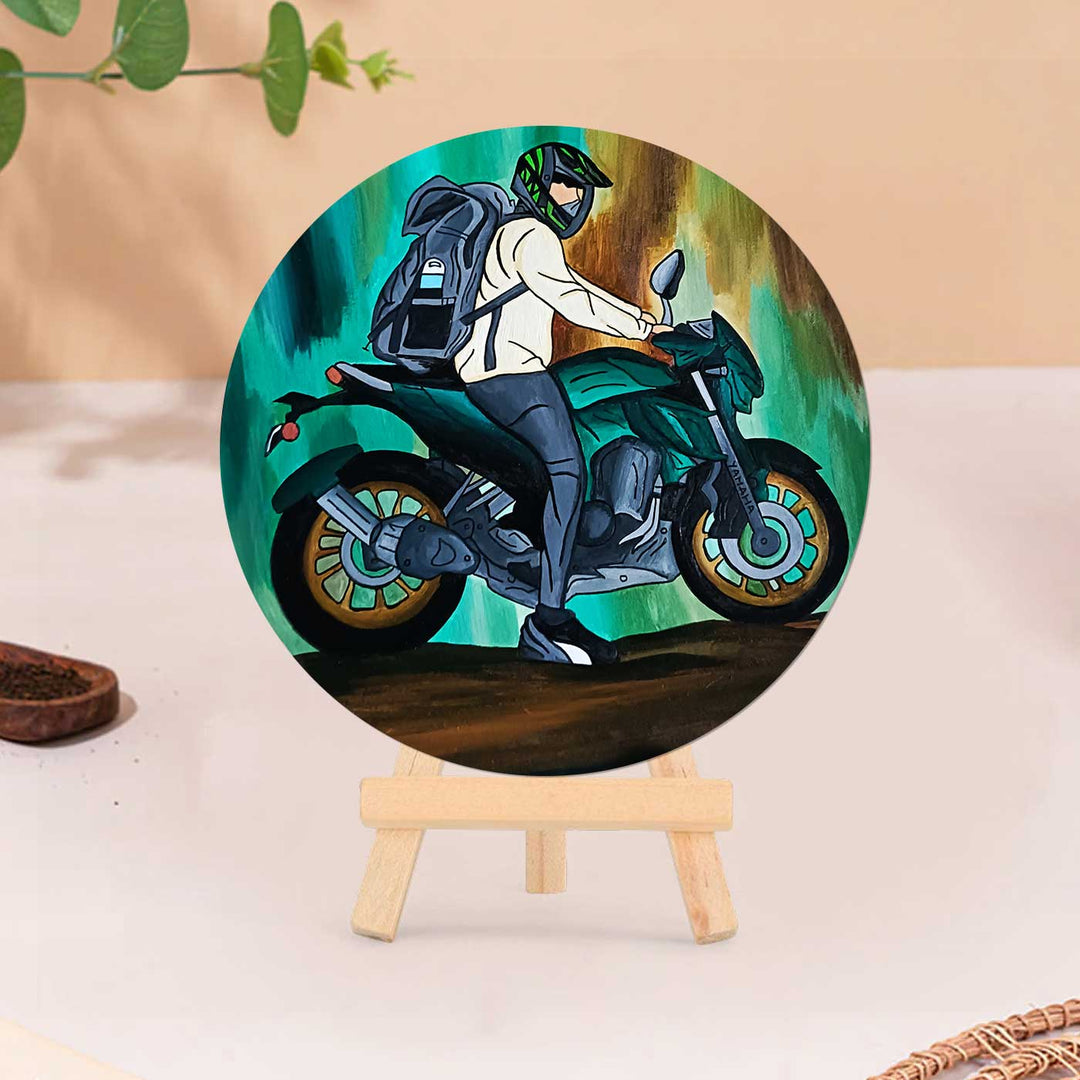 Photo Personalized Hand-Painted MDF Wood Portrait