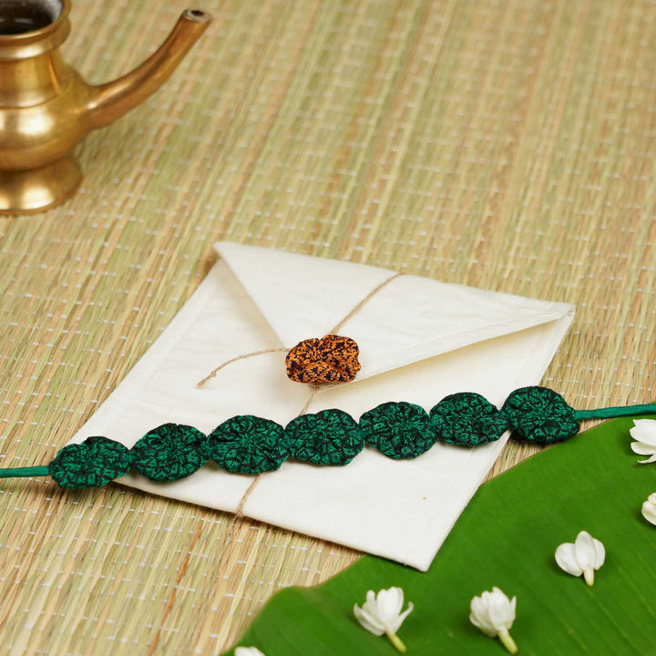 Handmade Pushpa Saramale Khunn Fabric Cotton Necklace