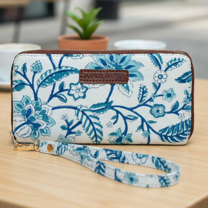 Badal Hand Block Printed Wrist Clutch