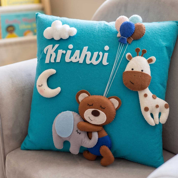 Personalised 3D Animal Felt Pillow