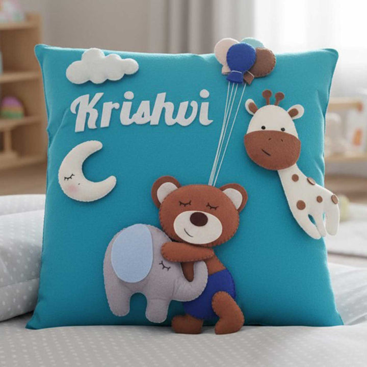 Personalised 3D Animal Felt Pillow