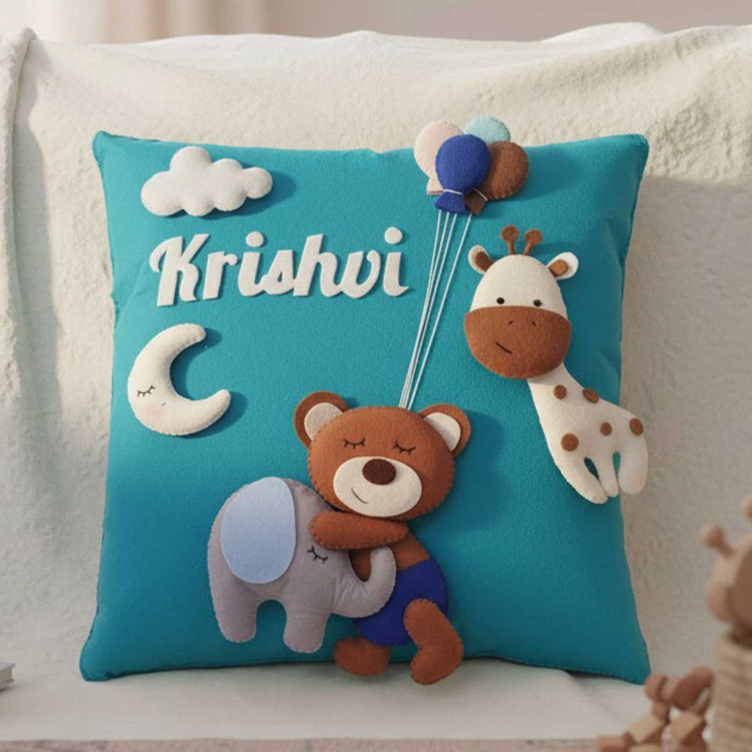 Personalised 3D Animal Felt Pillow
