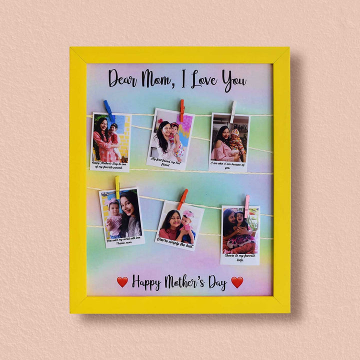 Photo Personalized Hanging Frame MDF Decorative Plaque For Mom