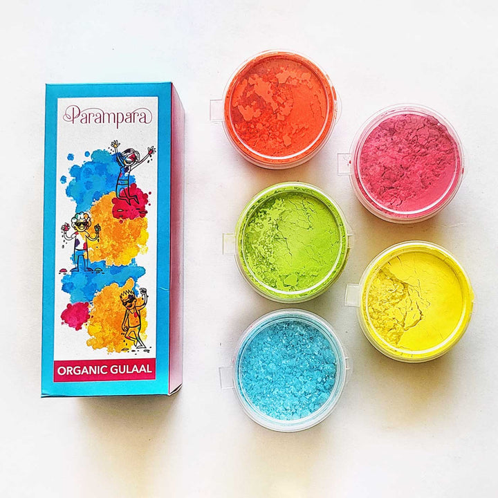 5 Pc | Assorted Premium Organic Gulaal