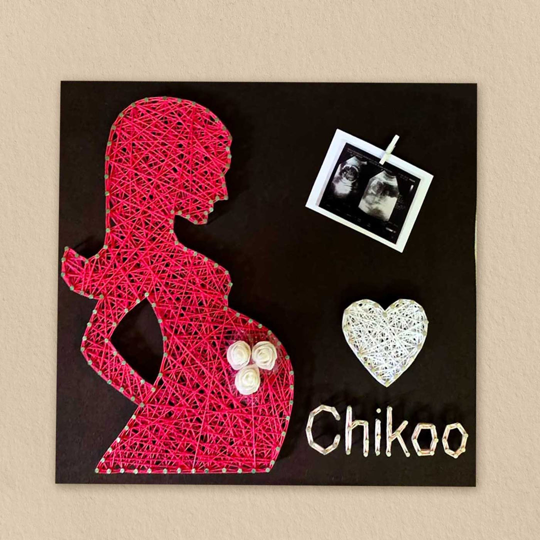 Photo Personalized Handmade String Art New Mom Theme Wooden Decorative Plaque For Mothers