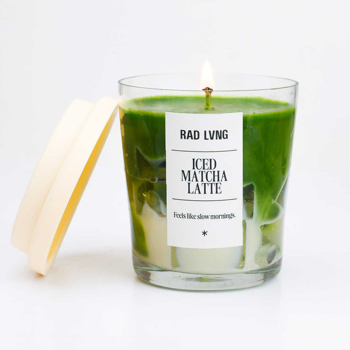 Hand Poured Iced Matcha Latte Grande Scented Soy Wax Candle