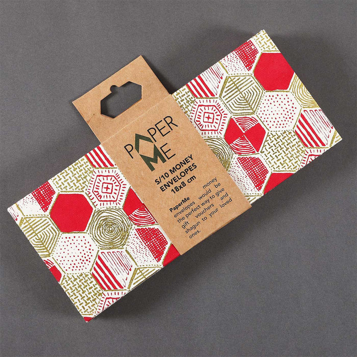 Personalized Handmade Jashn Paper Envelopes | Set Of 10