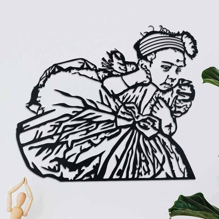 Photo Personalized Handmade Laser Cut Baby Theme Metal Decorative Plaque