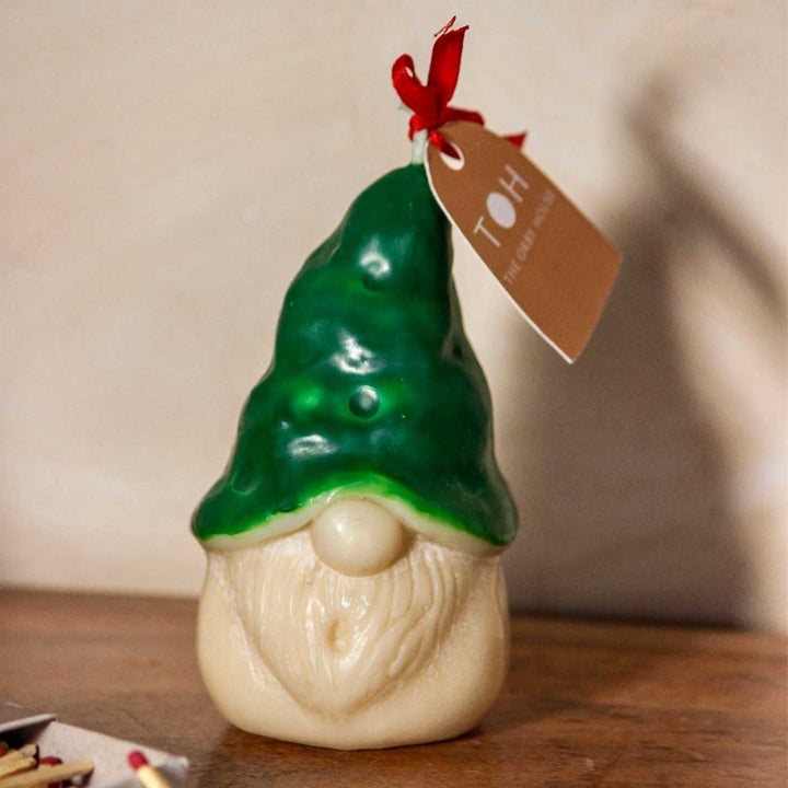 Handmade Xmas Holiday Special Santa Pillar Candle For Christmas Decoration