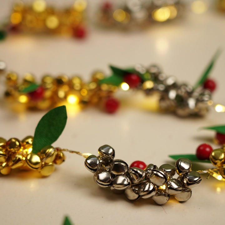 48 Inch | Gold And Silver Mistletoe Fairy Lights