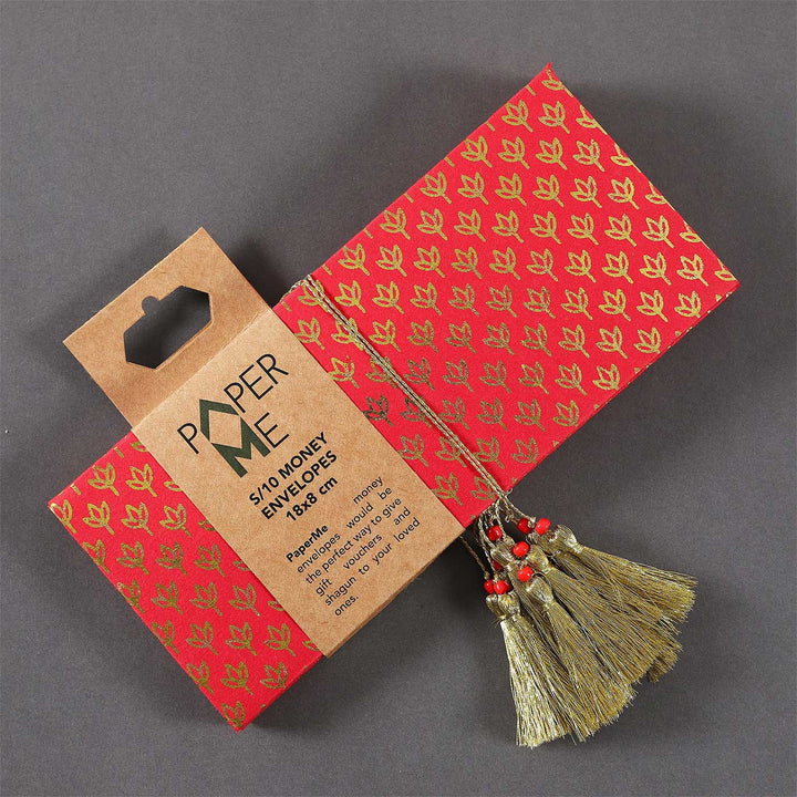 Personalized Handmade Bud Paper Envelopes | Set Of 10