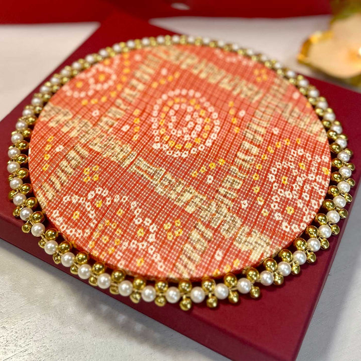 Handmade Mangalmay Wooden Puja Thali