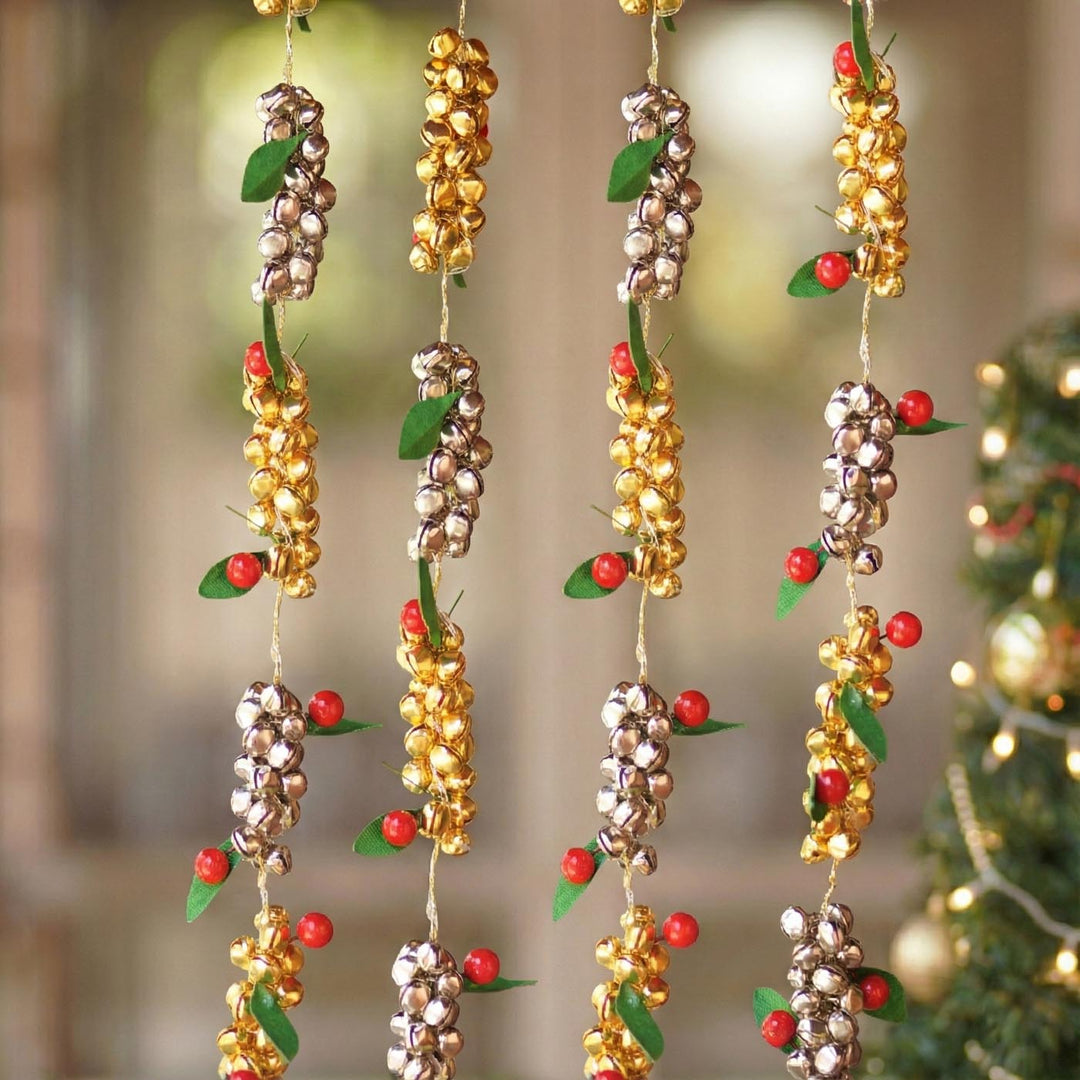 48 Inch | Gold And Silver Mistletoe Fairy Lights