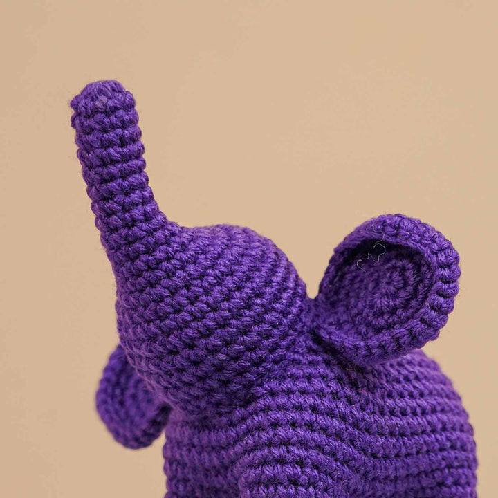 Handmade Crochet Cute Elephant Desk Toy