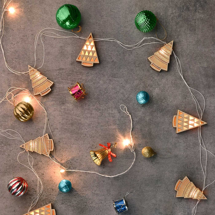 Decorative Birch Wood 3D Theo Tree Fairy Light
