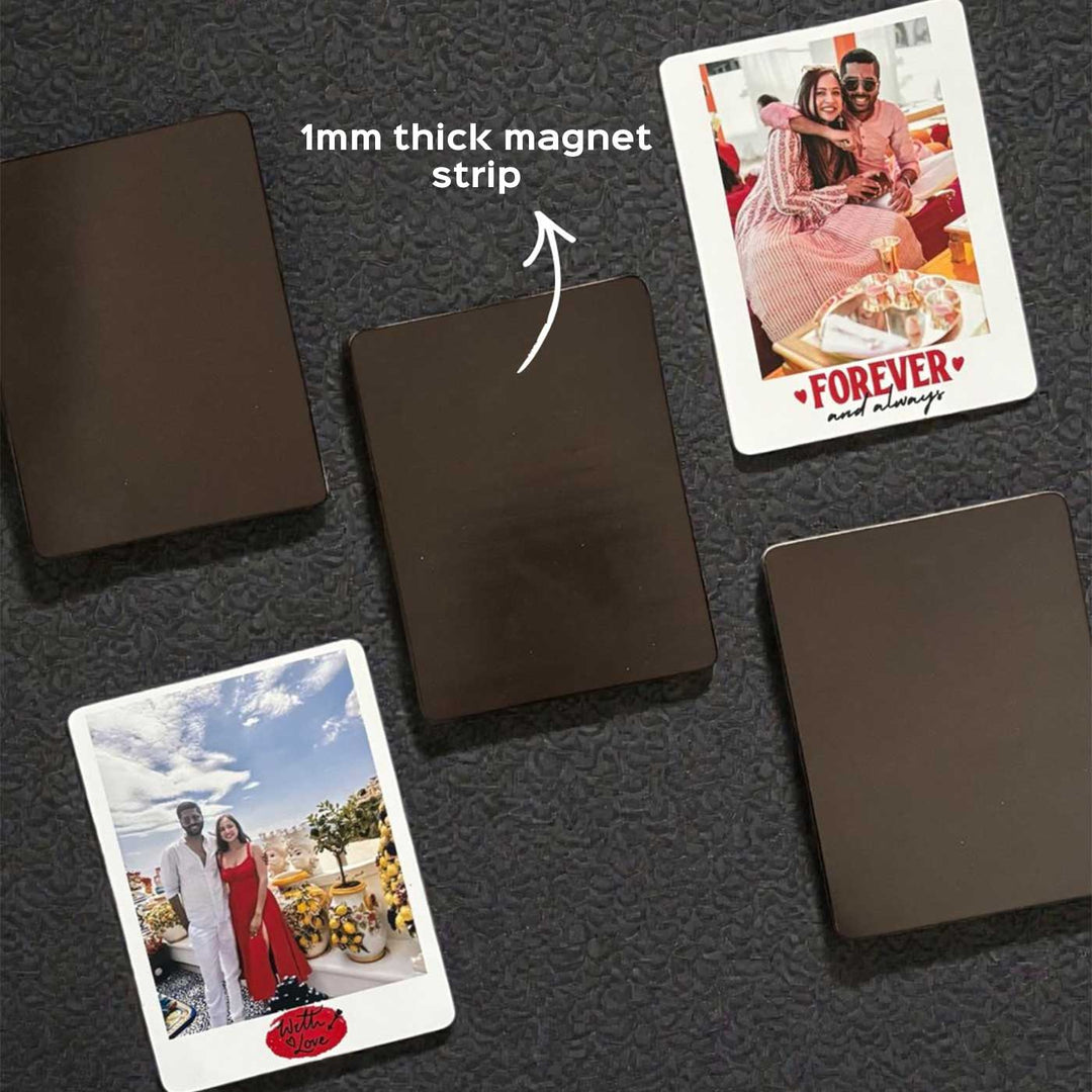 5 Pc | Photo Personalized Love Theme Fridge Magnets | Valentine's Gifting