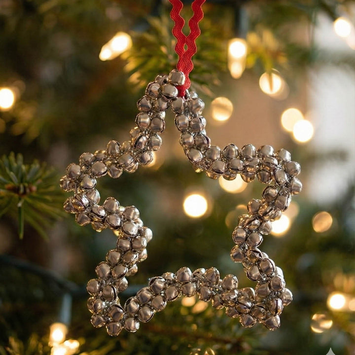 3 Pc | Ghunghroo Star Christmas Ornament