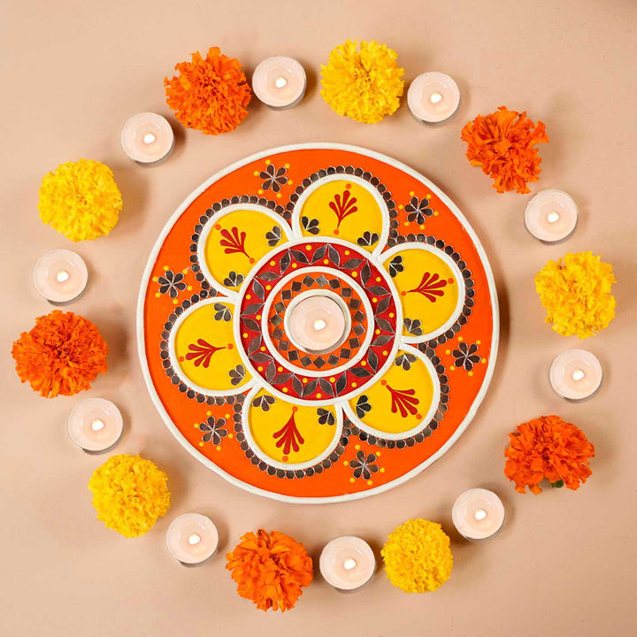 Vibrant Lippan Art Rangoli Making Workshop