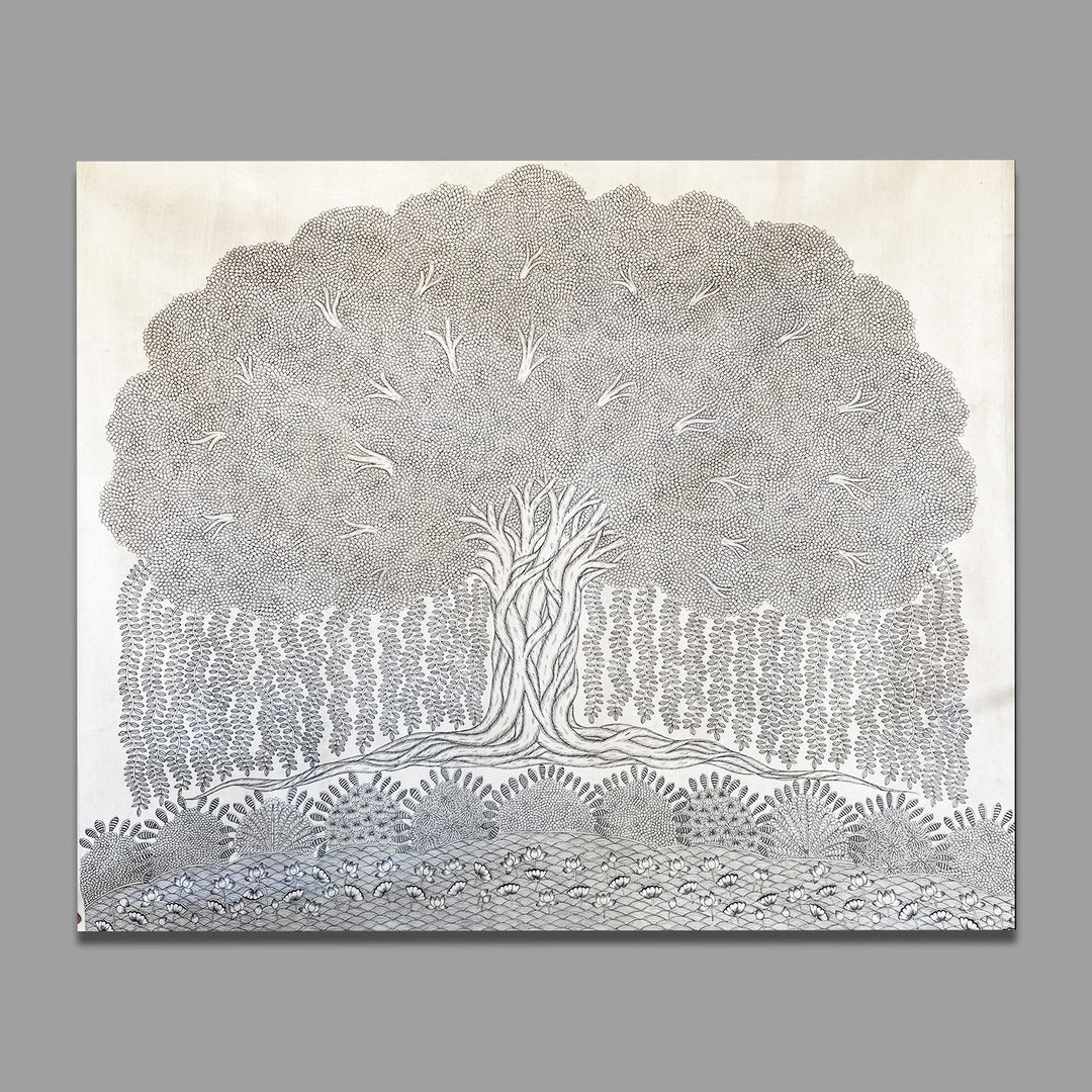 40 X 50 Inch | Nature Paper Phad Painting