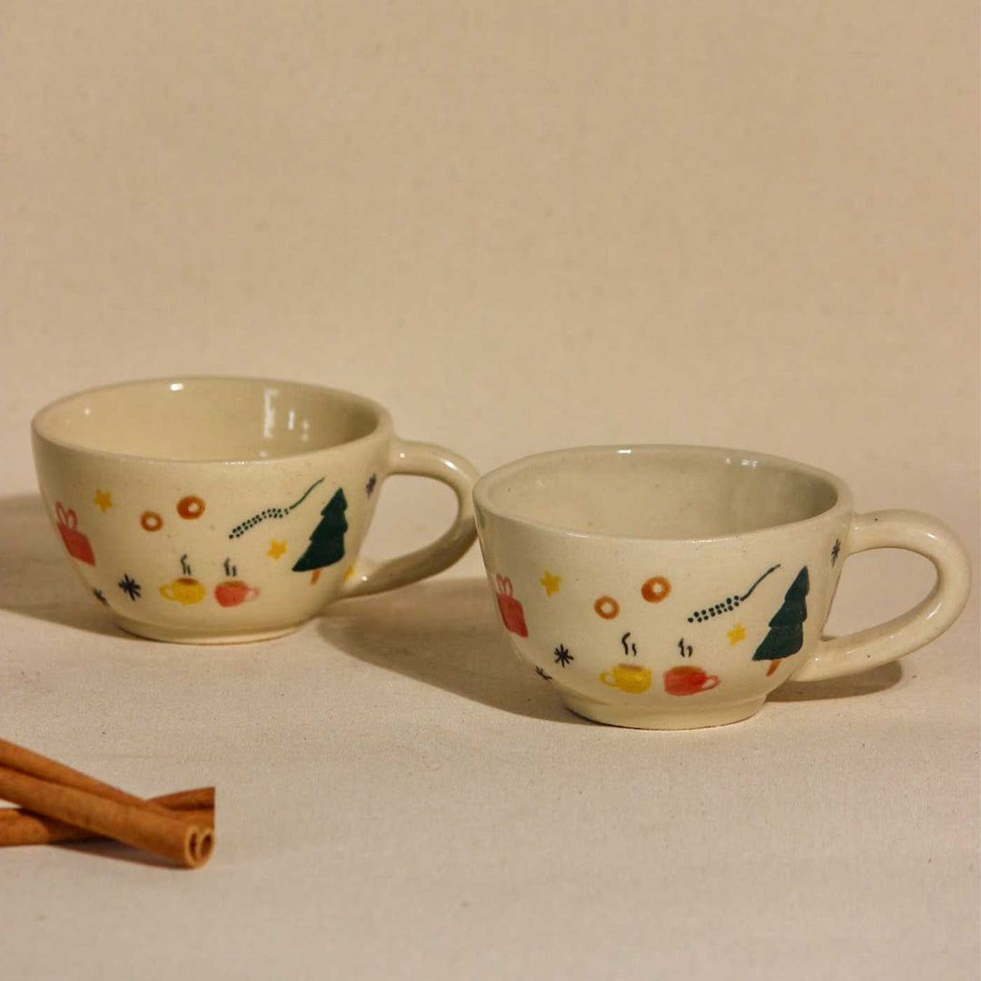 Handmade Christmas Artisan Mug | Secret Santa Gift Ideas
