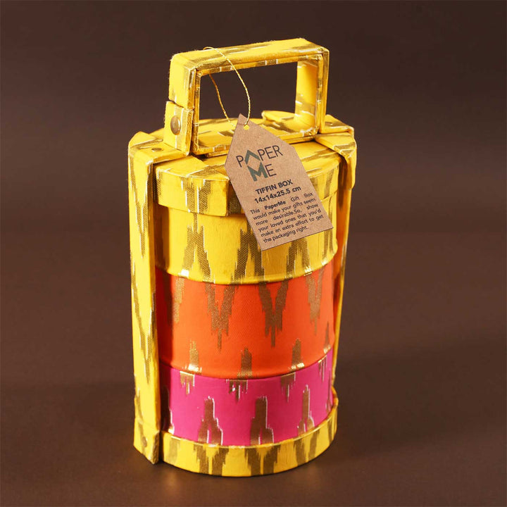 Handmade Tiffin Shaped Paper Gift Box