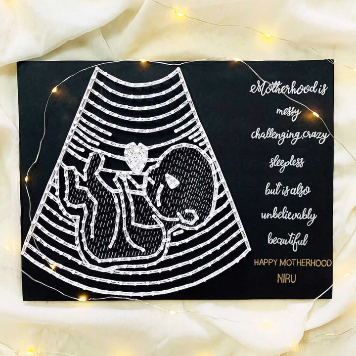 Personalized Handmade String Art New Mom Wooden Decorative Plaque For Mothers