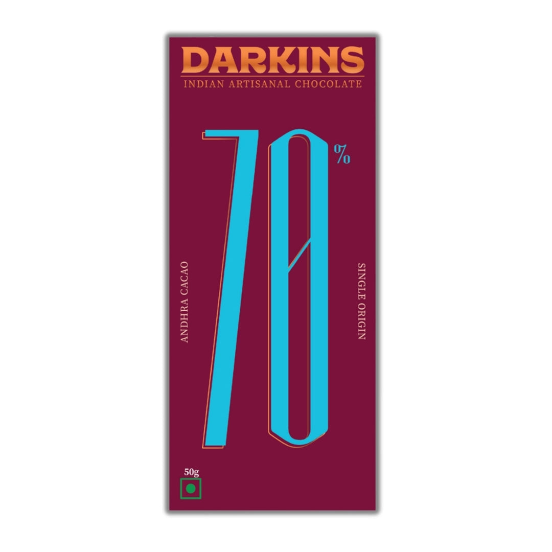 Vegan & Gluten Free | 70% Dark Chocolate From Andhra Pradesh