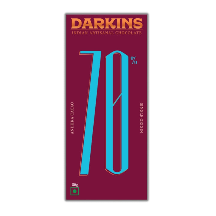 Vegan & Gluten Free | 70% Dark Chocolate From Andhra Pradesh
