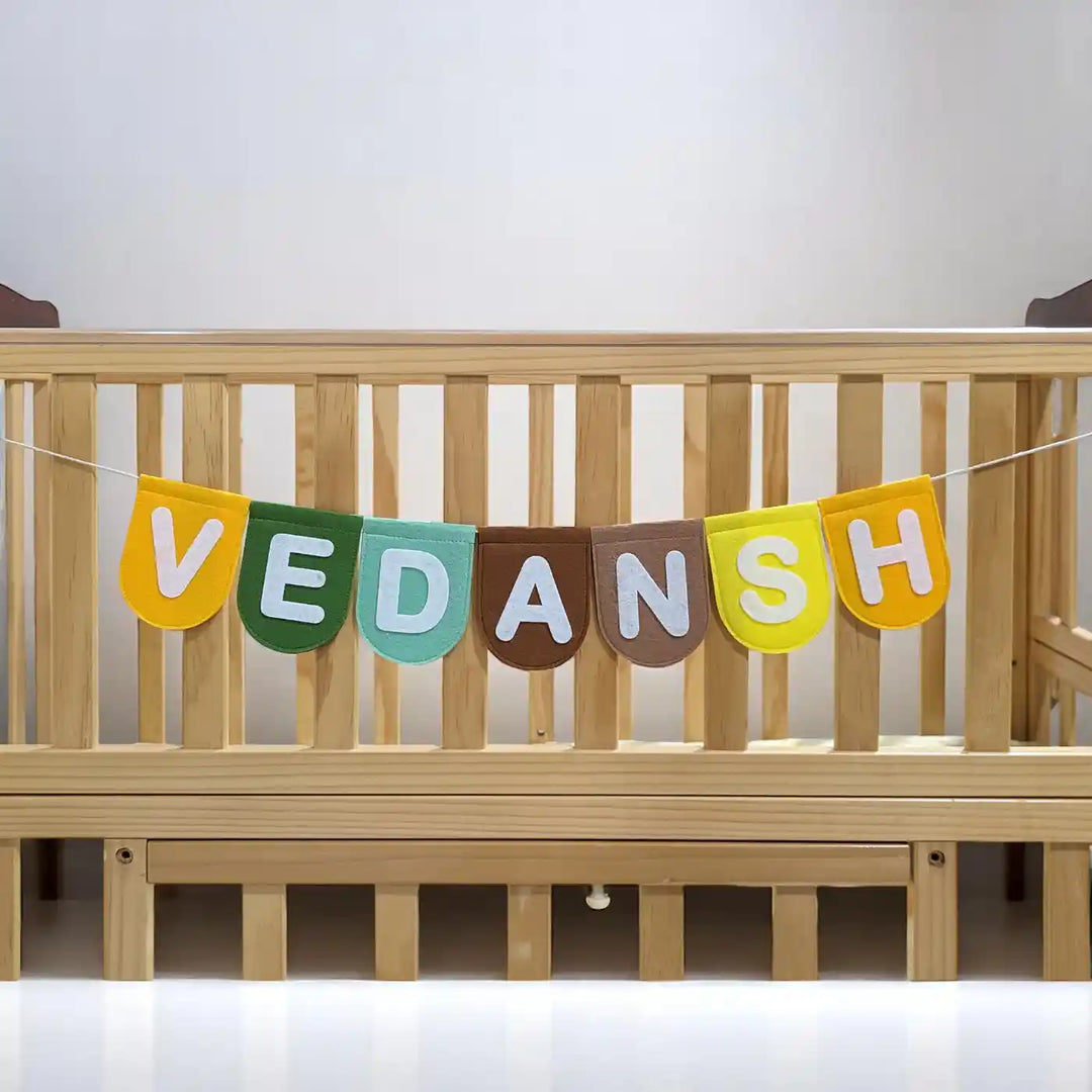 Personalized Handmade Forest Felt Bunting For Kids