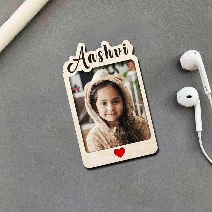 Photo Personalized Printed Cute Wooden Fridge Magnet
