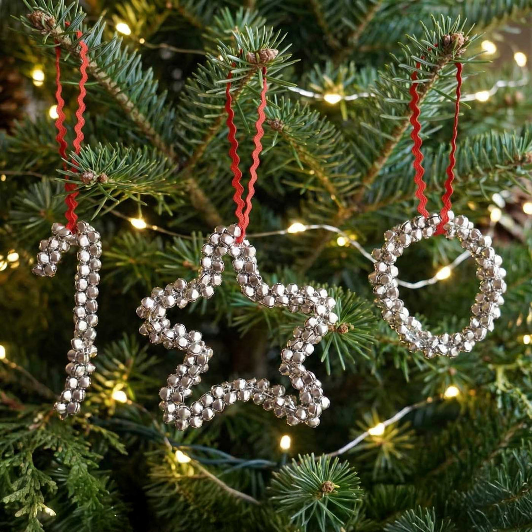 3 Pc | Ghunghroo Star Christmas Ornament