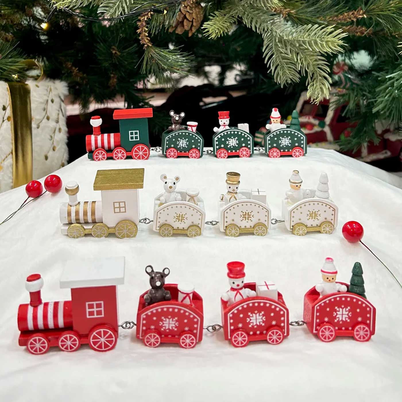 Decorative Wood Train クリスマス デコレーション Buy North Pole Express Train Wooden Table Decor For Christmas